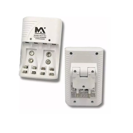 Carregador de Pilhas - MMX882 - Maxmídia