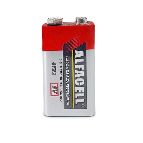 Bateria 9V - Alfacell