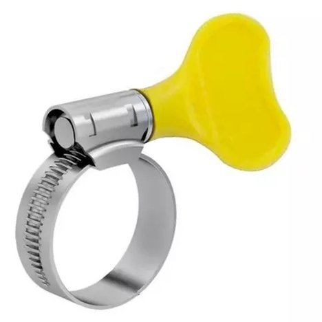 Abraçadeira Metalica C/ Borboleta - 1/2''