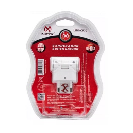 Carregador de Pilhas - MO-CP30