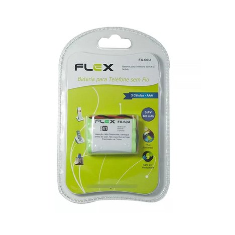 Bateria Para Telefone Sem Fio 3.6V - 600mA