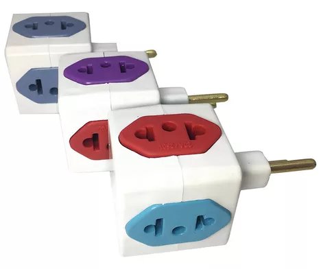Adaptador De Tomada 10/20A - Cubo
