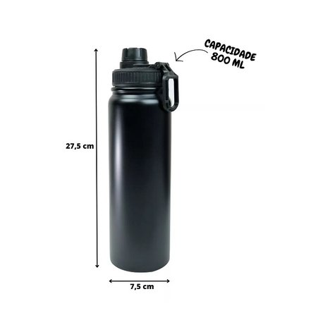 Garrafa Térmica Inóx c/ Bico - 800ml